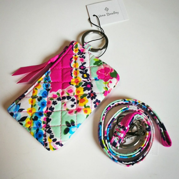 Iconic Zip ID Case in Wildflower Paisley - Picture 2 of 3